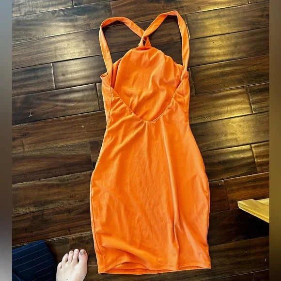 Naked Wardrobe Halter Dress size Medium - Picture 4 of 5